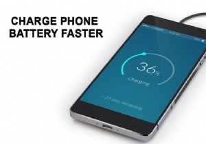 Android 휴대전화 배터리를 더 빨리 충전하는 방법