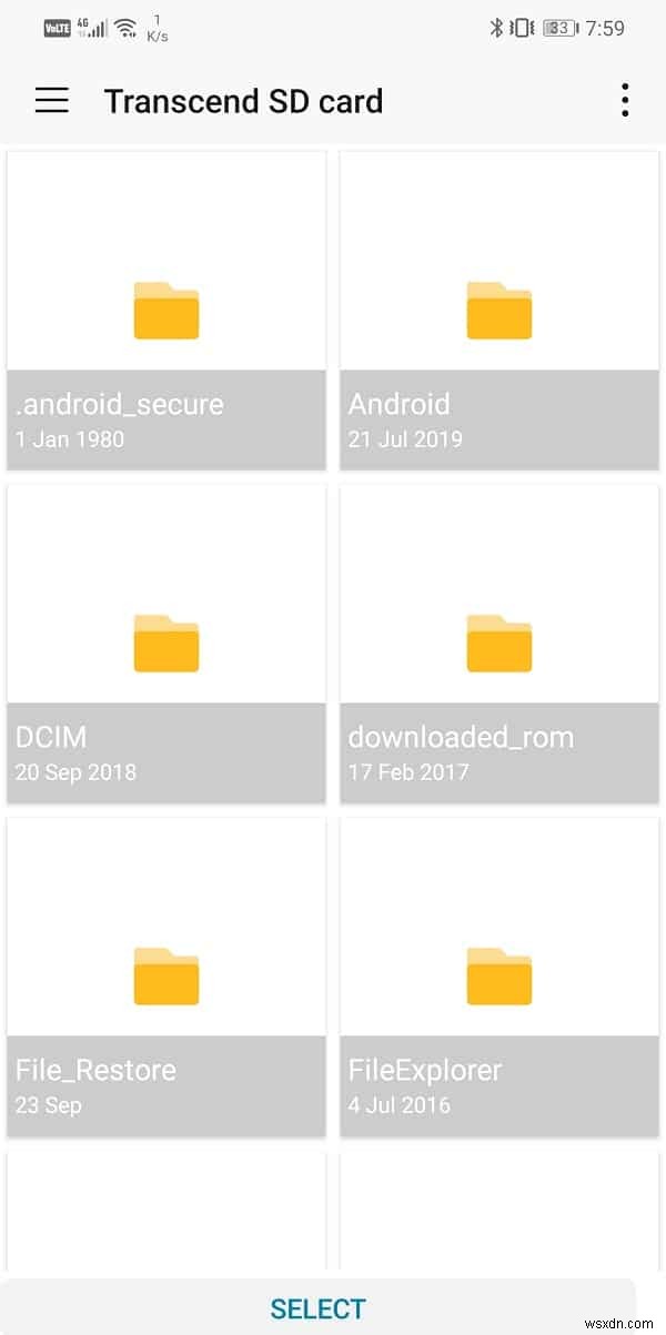 Android 내부 저장소에서 SD 카드로 파일을 전송하는 방법