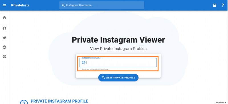 개인 Instagram 계정을 보는 방법
