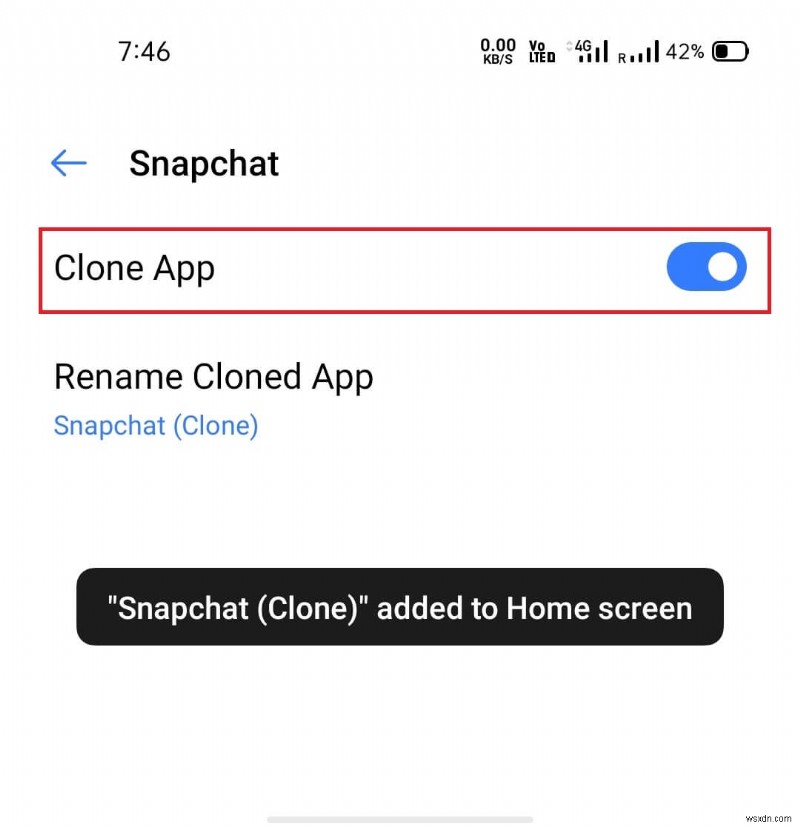 하나의 Android 휴대전화에서 두 개의 Snapchat 계정을 실행하는 방법은 무엇입니까?