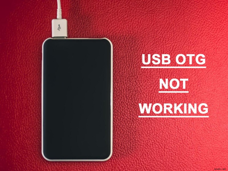 Android 기기에서 USB OTG가 작동하지 않는 문제 수정 