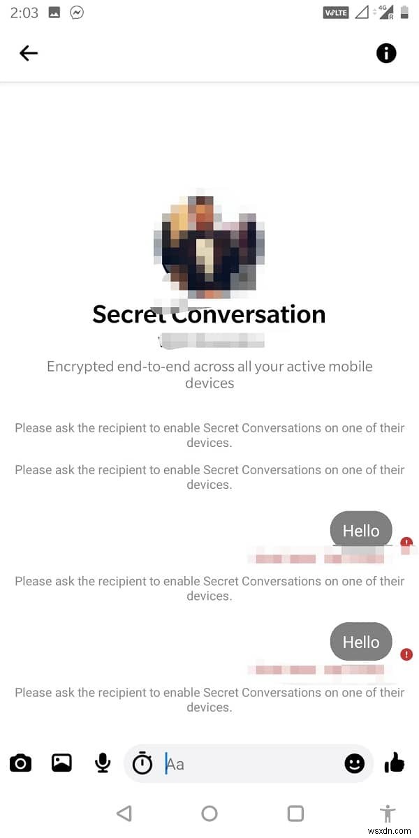 Facebook Messenger에서 비밀 대화를 시작하는 방법