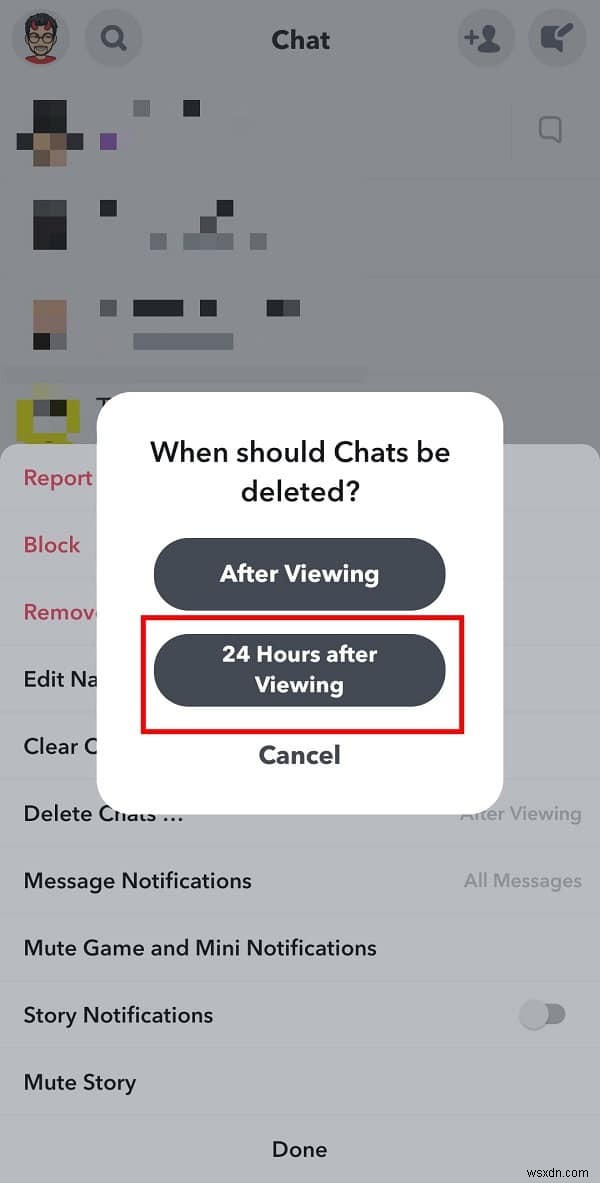 Snapchat 메시지를 24시간 동안 저장하는 방법