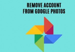 Google 포토에서 계정을 제거하는 방법