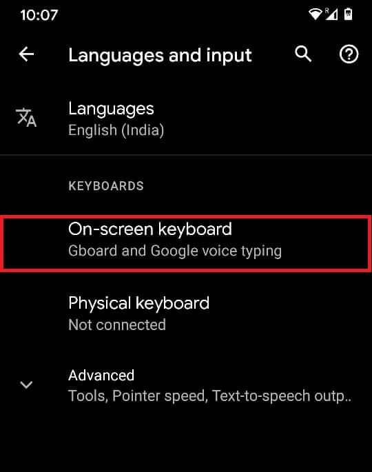 Android의 키보드에서 학습한 단어를 삭제하는 방법