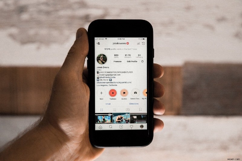 Instagram 캡션, 댓글 및 약력을 복사하는 방법