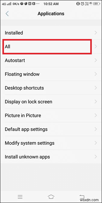 홈 화면에서 Android 아이콘이 사라지는 문제 수정