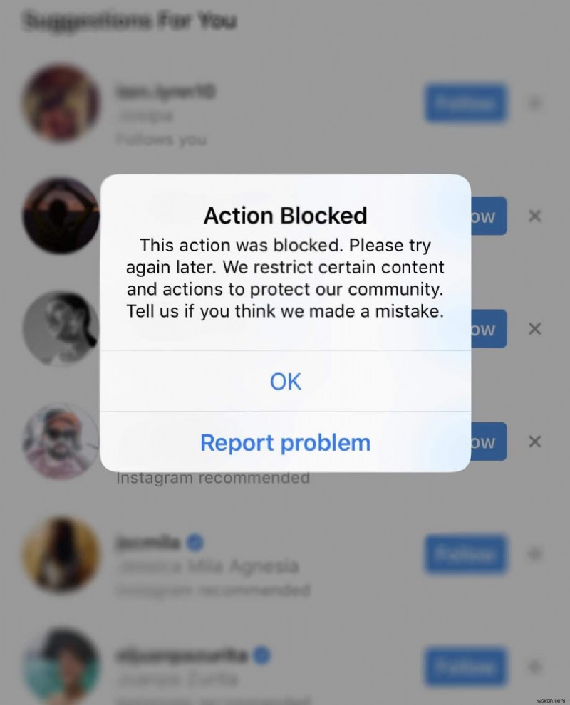 Instagram에서 사진을 좋아할 수 없는 문제를 해결하는 방법