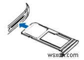 삼성 S8+에서 SIM 카드를 제거하는 방법