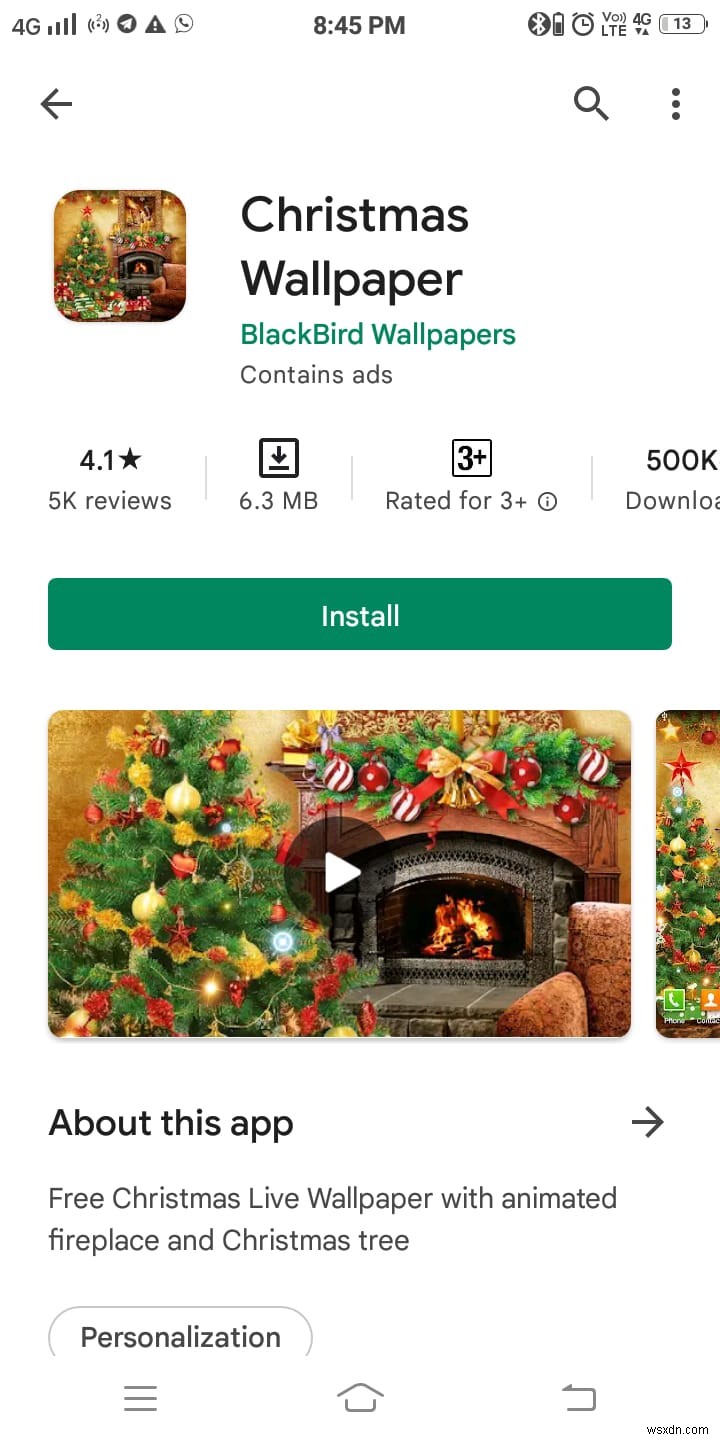 Android용 무료 크리스마스 라이브 배경화면 앱 베스트 15