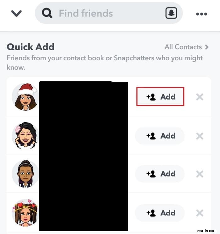 Snapchat 팔로우 방법