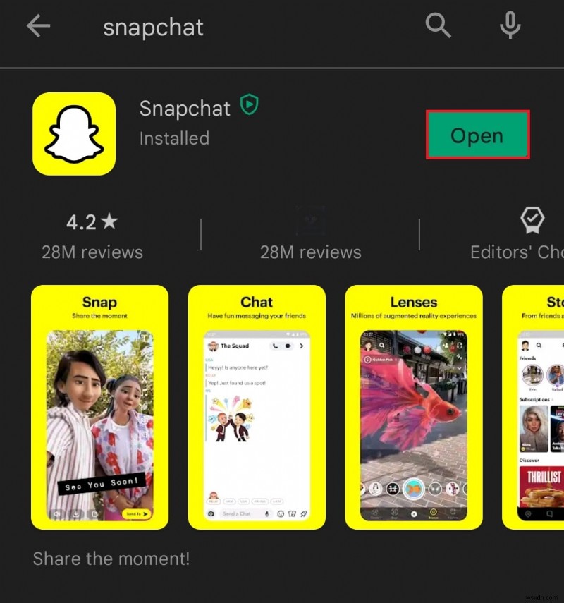 Snapchat이 스토리를 로드하지 않는 문제 수정