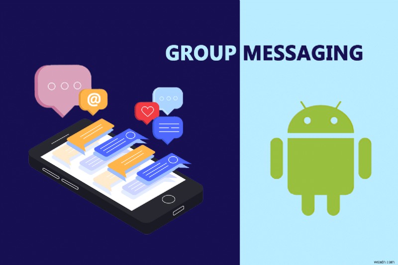 Android에서 그룹 메시징을 수행하는 방법