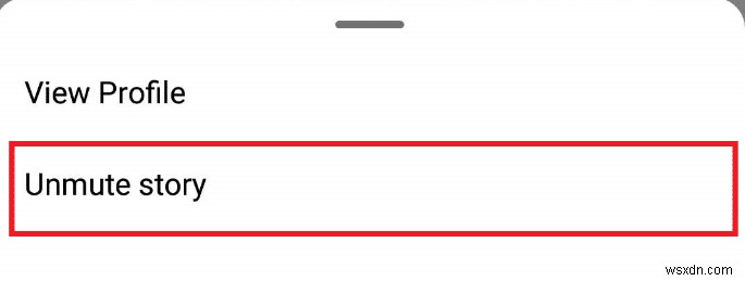 Instagram에서 스토리 음소거 해제 방법