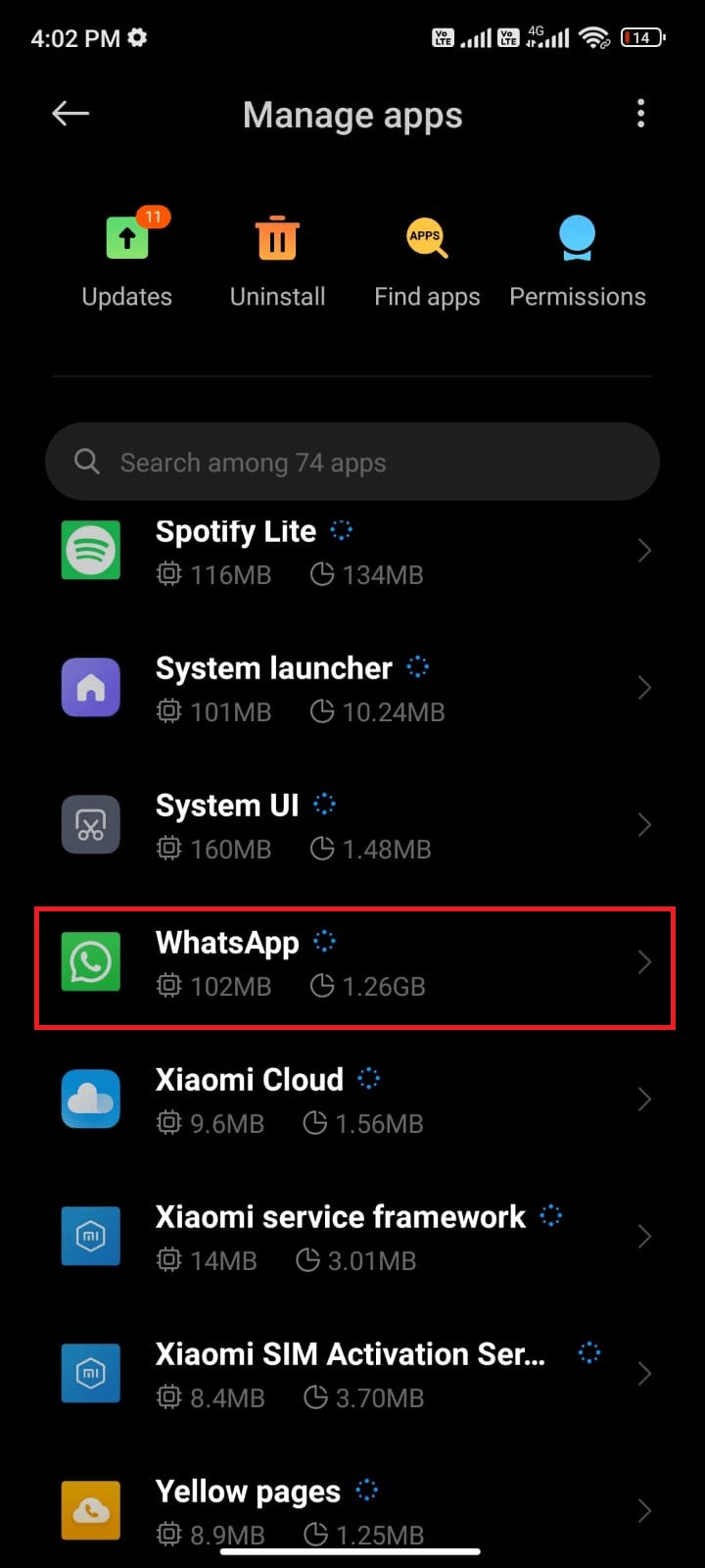 Android에서 WhatsApp 상태가 표시되지 않는 문제 수정