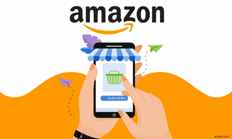 Amazon 앱에서 주문을 보관하는 방법