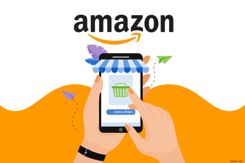 Amazon 앱에서 주문을 보관하는 방법