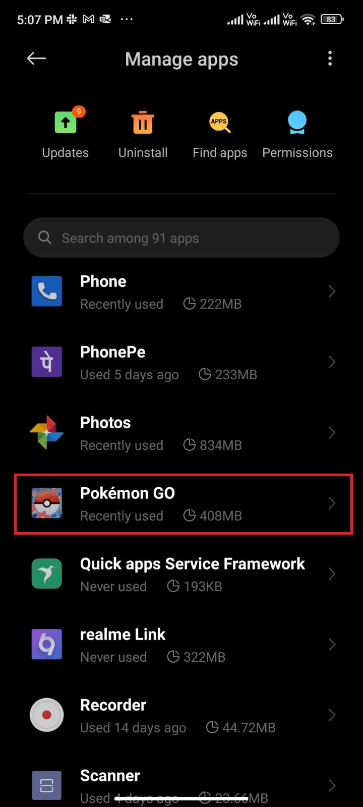 Pokémon Go Adventure Sync가 Android에서 작동하지 않는 문제 수정