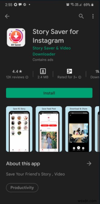 Android용 최고의 Instagram 스토리 세이버 앱 17개