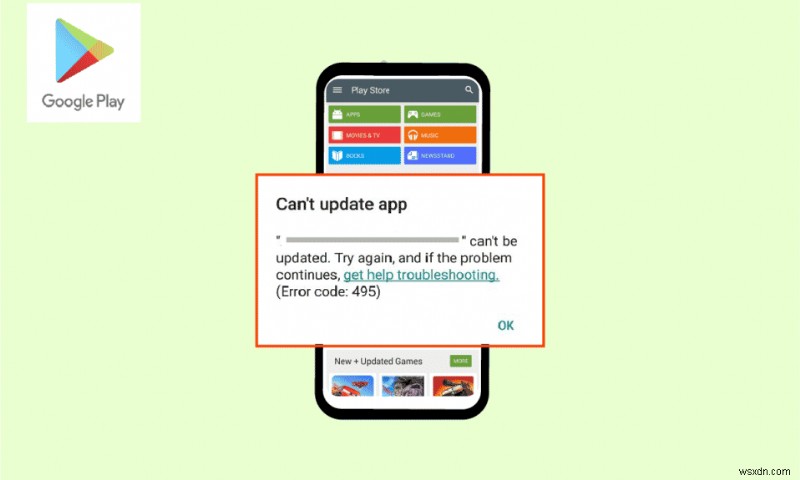 Android에서 Google Play 오류 코드 495 수정 