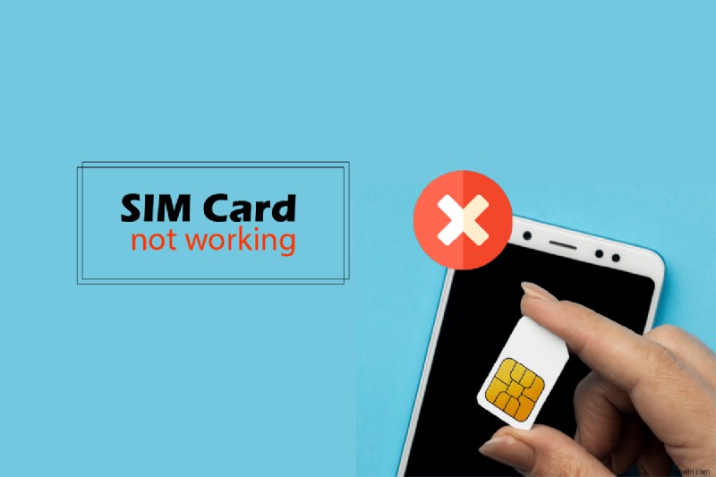 Android에서 SIM 카드가 작동하지 않는 문제 수정