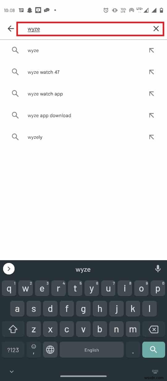 Android에서 Wyze 오류 07 수정