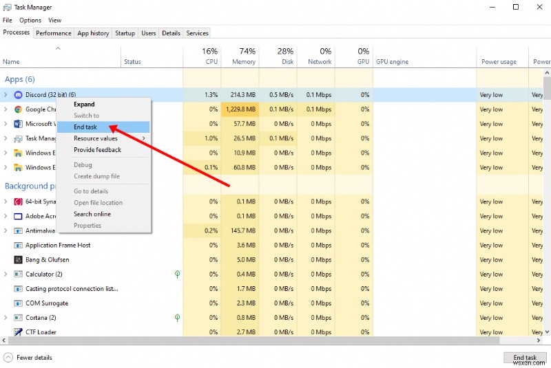 Discord 업데이트 실패 – Windows 10 PC에서 오류를 수정하는 방법 