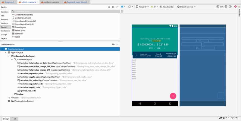 Android 앱 빌드 시작 방법:목업, UI 및 XML 레이아웃 만들기 