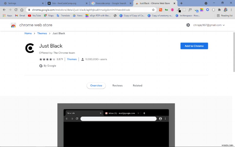 Google에서 다크 모드를 켜는 방법 – Chrome Black 테마 튜토리얼 
