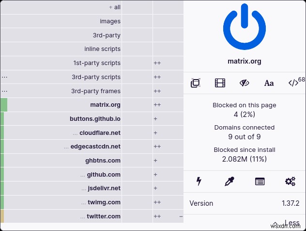 uBlock Origin을 사용하여 웹 페이지에서 원하지 않는 콘텐츠를 차단하는 방법 