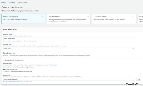 AWS SES, Lambda 및 API Gateway를 사용하여 사이트에서 이메일을 수신하는 방법 문의 양식 