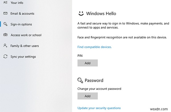 Windows 10에서 비밀번호를 끄는 방법