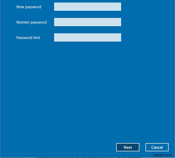 Windows 10에서 사용자 계정의 비밀번호를 설정하는 방법