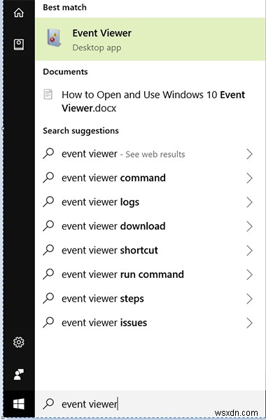 Windows 10 이벤트 뷰어를 열고 사용하는 방법
