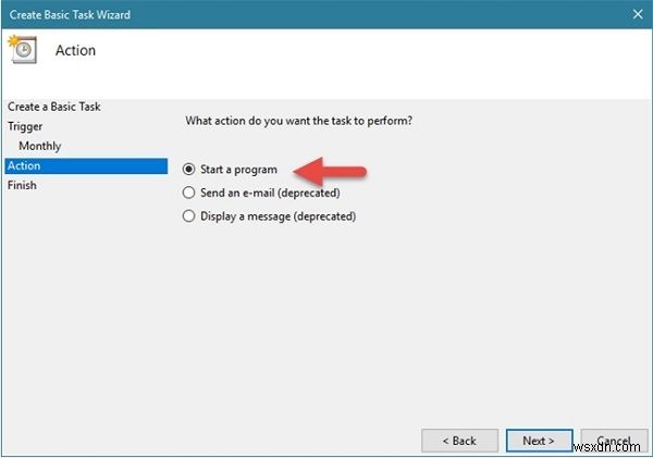 Windows 10에서 작업 스케줄러를 열고 예약된 작업을 만드는 방법