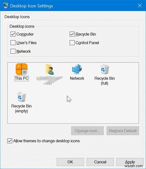 Windows 10에서 바탕 화면 아이콘을 추가, 변경, 제거 및 복원하는 방법