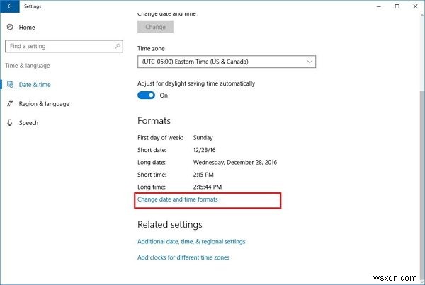 Windows 10에서 날짜 및 시간을 변경하는 3가지 쉬운 방법