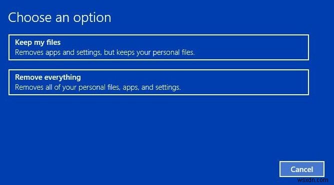 Windows 10 PC를 재설정하고 개인 파일을 보관하는 쉬운 방법