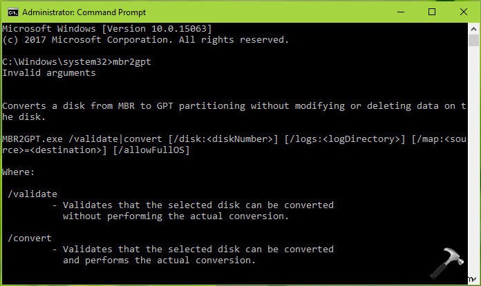 Windows 10에서 데이터 손실 없이 MBR을 GPT로 변환하는 방법