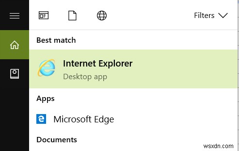 Windows 10에서 Internet Explorer 11을 찾고 실행하는 방법