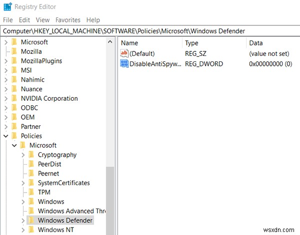 Windows 10에서 Windows Defender를 끄는 세 가지 방법