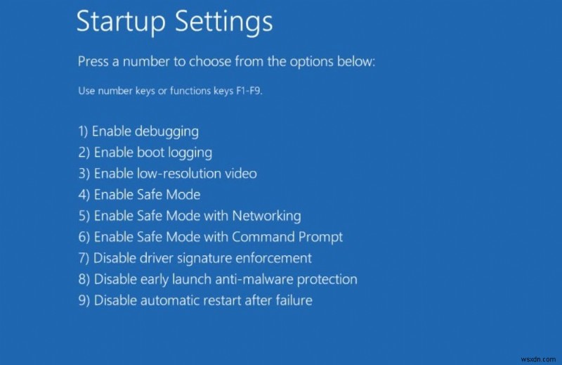 Windows 10 부팅 메뉴에서 F8 안전 모드를 활성화하는 방법