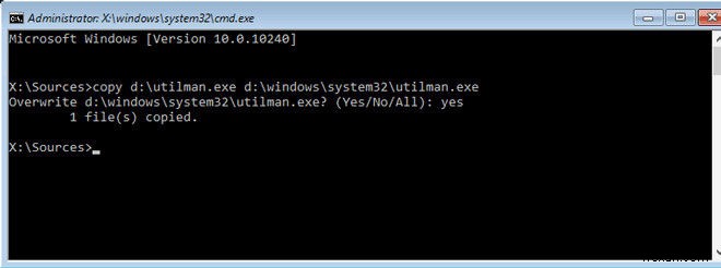 명령 프롬프트를 사용하여 Windows 10에서 잊어버린 암호를 재설정하는 방법