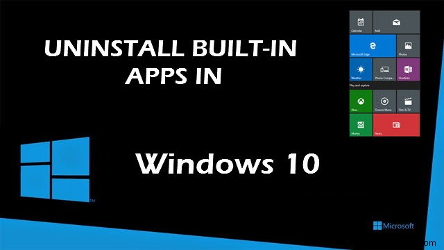 Windows 10 기본 앱을 제거하고 다시 설치하는 방법