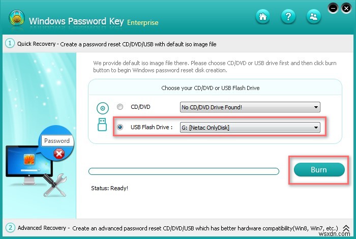 ISO를 사용하여 Windows 10 암호 재설정 USB/CD를 만드는 방법