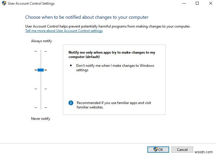 [Solved]기본 제공 관리자 계정을 사용하여 Windows 10 Edge를 열 수 없음