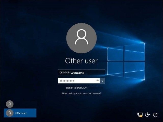  Windows 10 도메인 사용자 이름 또는 암호가 잘못되었습니다  오류 수정 방법