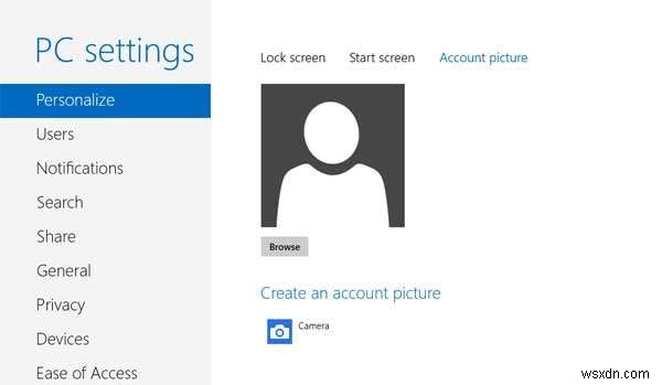 Windows 8 /8.1에서 계정 사진을 변경하는 상위 2가지 옵션