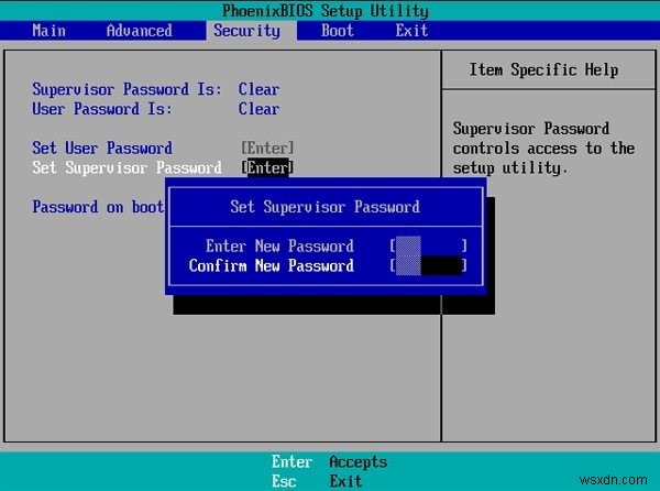 보안을 보장하기 위해 Windows 8.1/8에서 BIOS 암호를 설정하는 방법