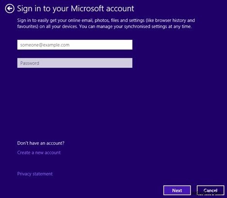 Windows 8.1에서 로컬 계정을 Microsoft 계정으로 변경하는 방법